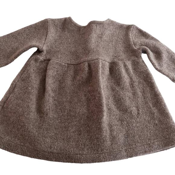 Zara baby girl sweater dress size 9-12 months - Picture 2 of 6